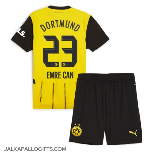 Borussia Dortmund Emre Can #23 Koti Peliasu Lasten 2024-25 Lyhythihainen (+ Lyhyet housut)